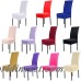 Hogar Fundas para sillas decoración de la boda colores sólidos Polyester spandex comedor Fundas para sillas s para el banquete de boda universal tamaños nuevo ali-89329769